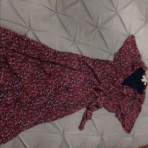 Michael Kors Ruffle Wrap Dress